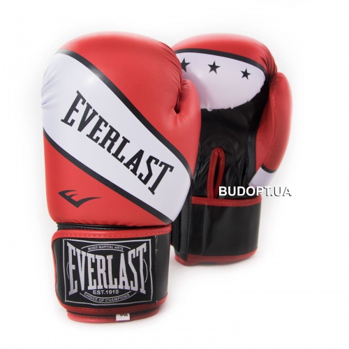 Перчатки боксерские для бокса Кожа PU Everlast BO-0221 SUPER-STAR (10, 12 унций) фото 5
