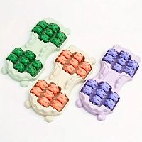 Массажер роликовый для ног, массажная ортопедическая платформа для массажа стоп 30х14см OSPORT (MS 4816)