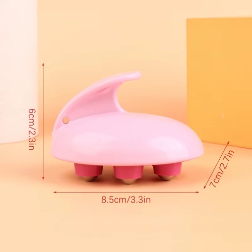 Массажер для тела роликовый ручной для массажа ног, шеи, спины, рук 8.5 см OSPORT (MS 4666) фото 7