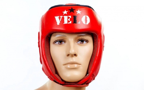 Шлем боксерский (профессиональный) кожа AIBO VELO VL-3081 фото 2