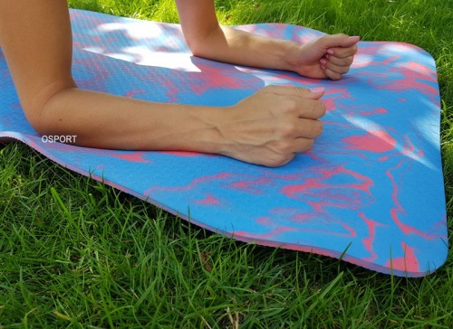 Коврик для йоги и фитнеса PER (йога мат, каремат спортивный) OSPORT Yoga ECO Pro 8мм (OF-0086) фото 12