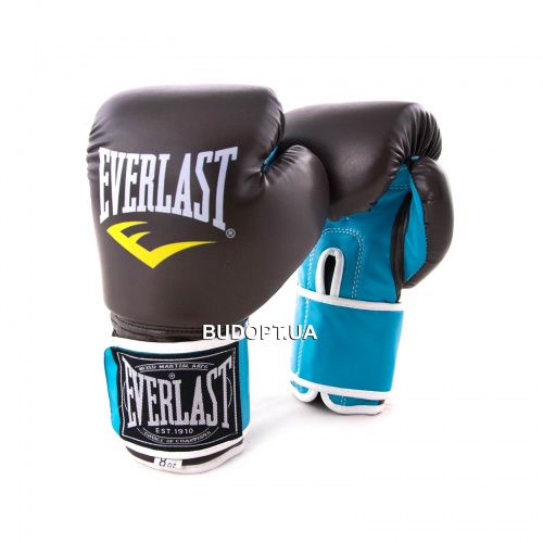 Перчатки боксерские для бокса 8-12 унций на липучке Everlast кожа PU (BO-3987) фото 5