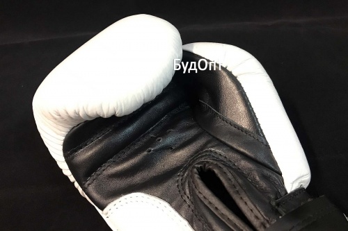 Перчатки боксерские кожаные Boxer 10 унций (bx-0028) фото 9
