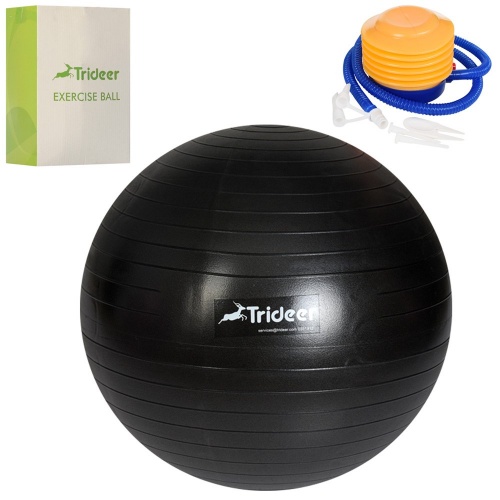 Мяч для фитнеса (фитбол) сатин с насосом Trideer 65см (MS 3218) фото 10