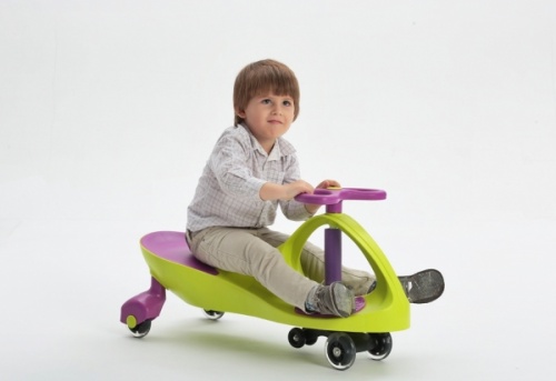 Детская машинка каталка Бибикар (smart car), толокар с полиуретановыми колесами