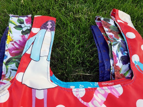 Эко сумка (экосумка шоппер, пляжная) для покупок, продуктов Faina Torba тканевая с принтом (ft-0002) фото 11