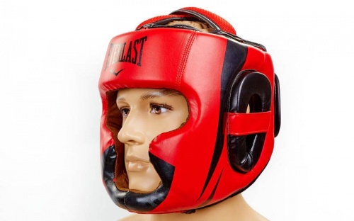 Шлем боксерский (с полной защитой) FLEX ELAST BO-5342 фото 8