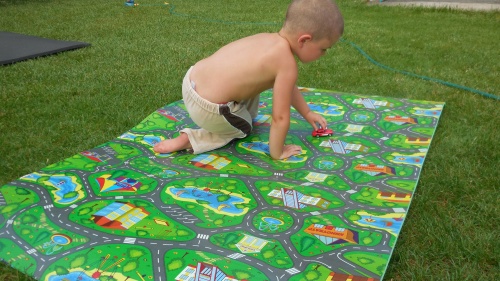 Детский развивающий игровой коврик OSPORT Автодорога Приключений Большая (FI-0072) фото 6