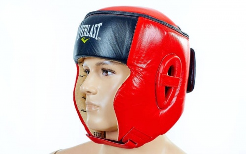 Шлем боксерский (в мексиканском стиле) кожа ELAST VL-6147 фото 2
