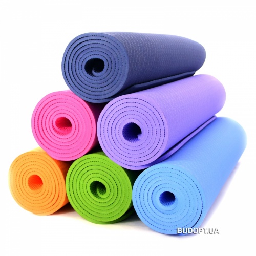 Коврик для йоги и фитнеса TPE (йога мат, каремат спортивный) OSPORT Yoga ECO Pro 6мм (OF-0082) фото 6